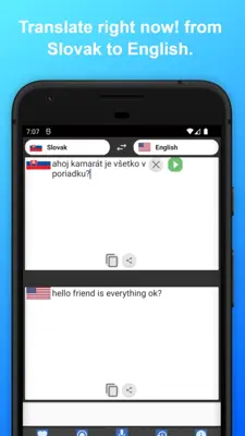 English to Slovak Translator android App screenshot 3